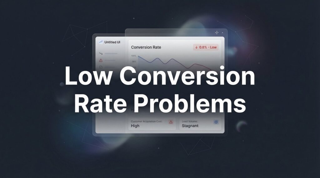 7 Low Conversion Rate Problems Killing Your Revenue (And How to Fix Them Fast)