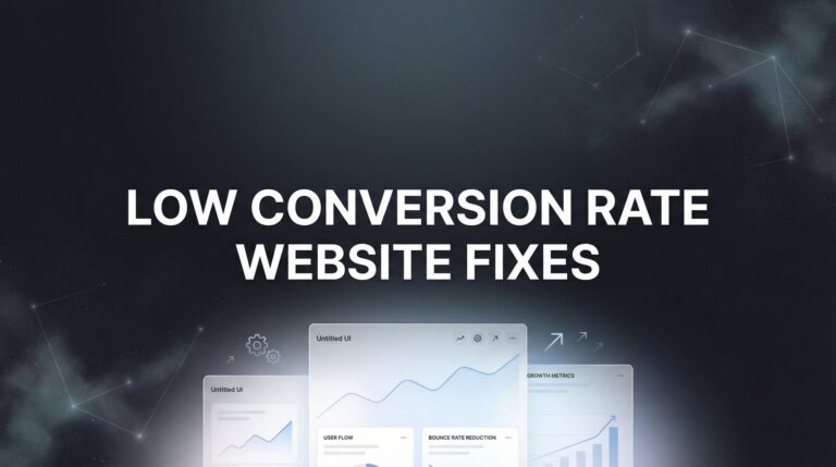 7 Low Conversion Rate Website Fixes That Actually Move the Needle