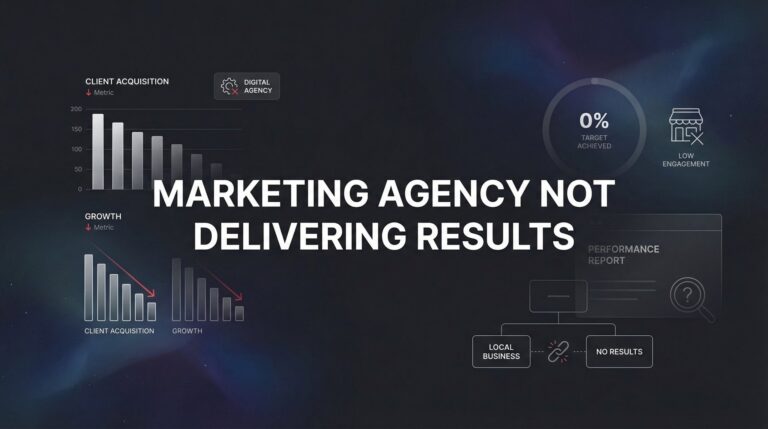 Marketing Agency Not Delivering Results? Here's What's Really Going Wrong (And How to Fix It)