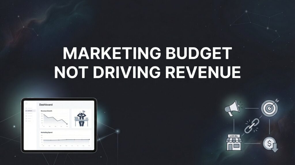 Why Your Marketing Budget Is Not Driving Revenue (And How to Fix It)