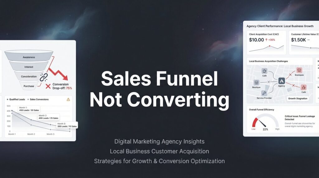 7 Proven Fixes When Your Sales Funnel Not Converting (And How to Diagnose the Real Problem)