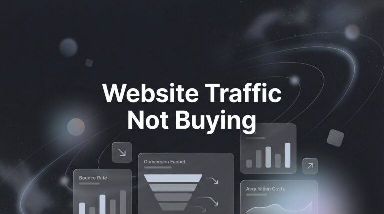 How to Fix Website Traffic That's Not Converting Into Customers