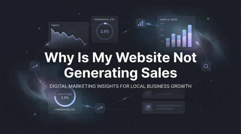 Why Is My Website Not Generating Sales? 7 Conversion Killers Costing You Money