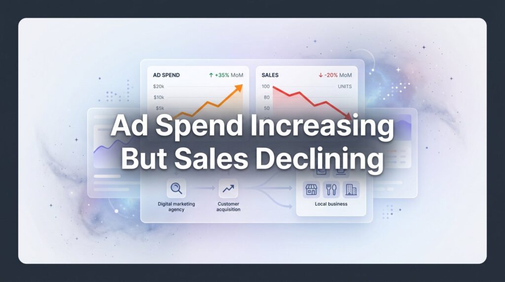 Ad Spend Increasing But Sales Declining: Why It Happens and How to Fix It