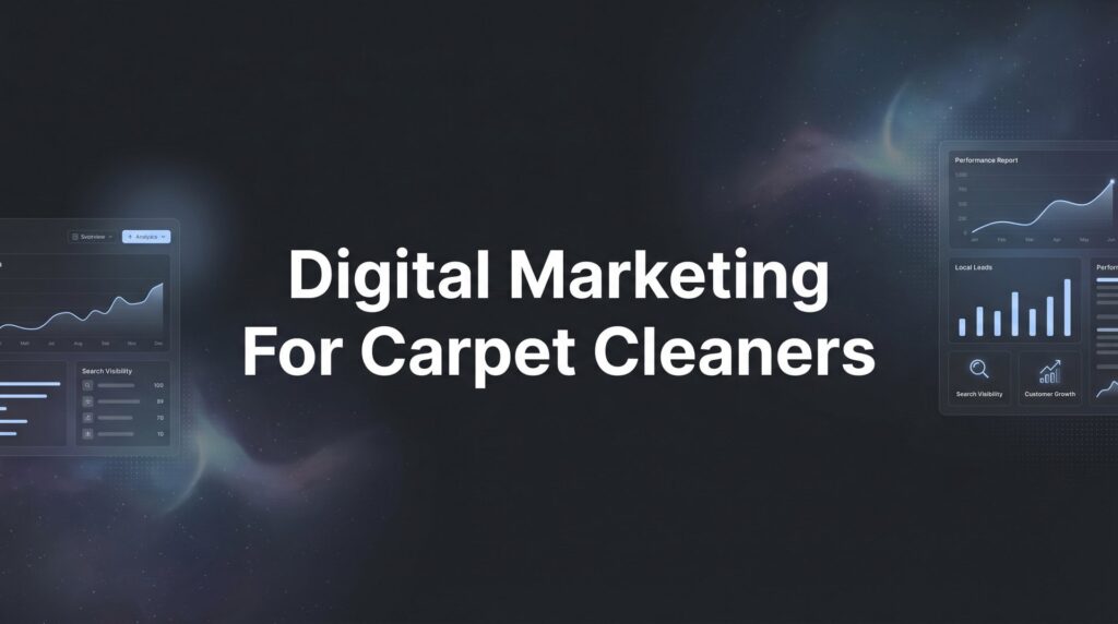 How to Build a Digital Marketing Strategy for Your Carpet Cleaning Business: A Step-by-Step Guide