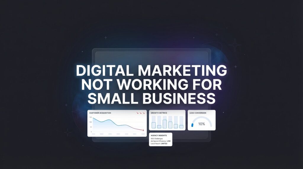 Why Digital Marketing Not Working for Small Business: 7 Fixable Mistakes Killing Your ROI