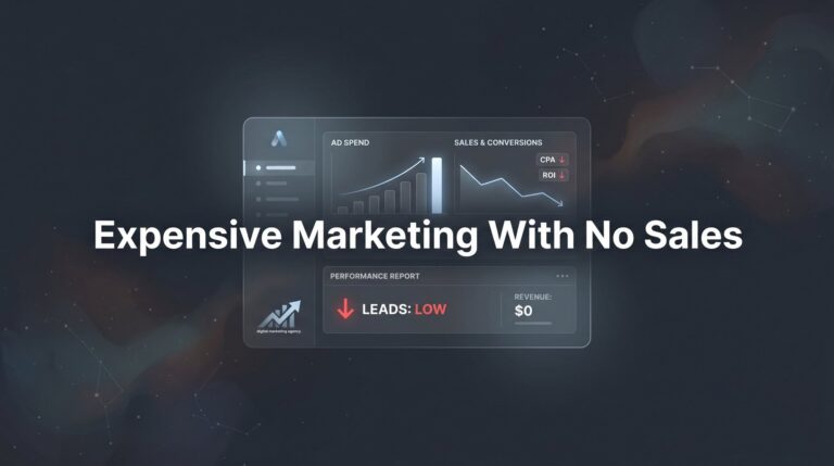 Expensive Marketing With No Sales: Why Your Campaigns Drain Budget Without Delivering Revenue