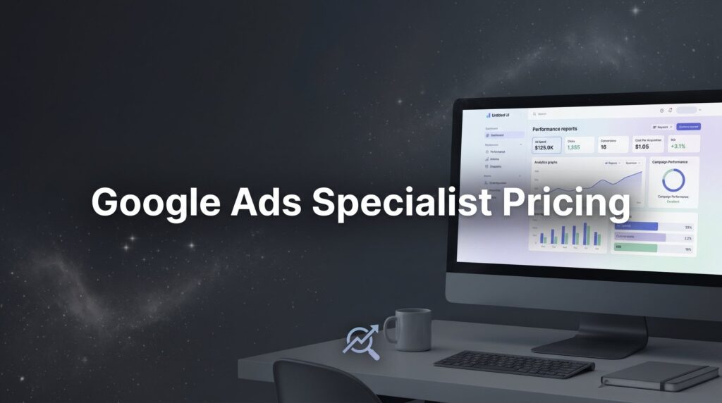 Google Ads Specialist Pricing: What Local Businesses Actually Pay in 2026