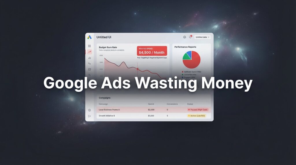 Google Ads Wasting Money? 7 Hidden Leaks Draining Your Budget (And How to Plug Them)