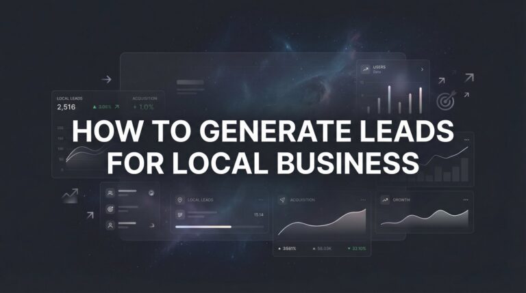 How to Generate Leads for Local Business: 6 Proven Steps That Actually Convert