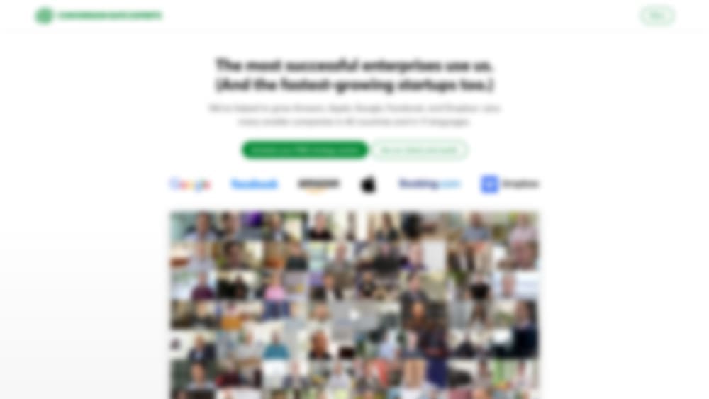 Screenshot of Conversion Rate Experts website