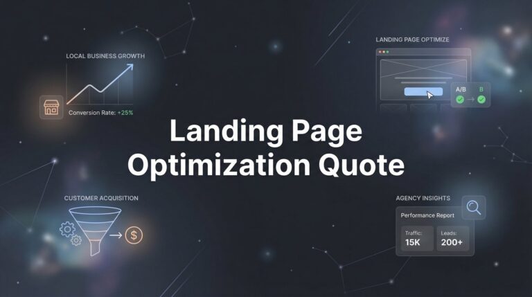 Landing Page Optimization Quote: What to Expect and How to Evaluate Pricing