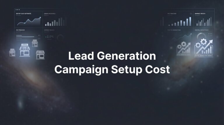 Lead Generation Campaign Setup Cost: What Local Businesses Actually Pay in 2026