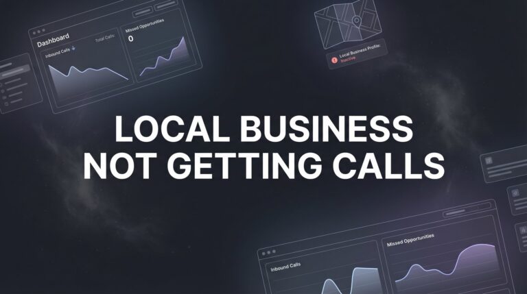 How to Fix a Local Business Not Getting Calls: 7 Steps to Make Your Phone Ring
