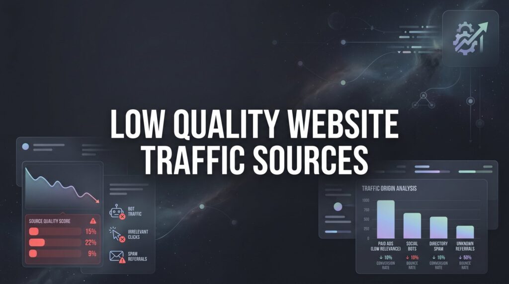 7 Low Quality Website Traffic Sources Destroying Your Marketing ROI (And How to Fix Them)