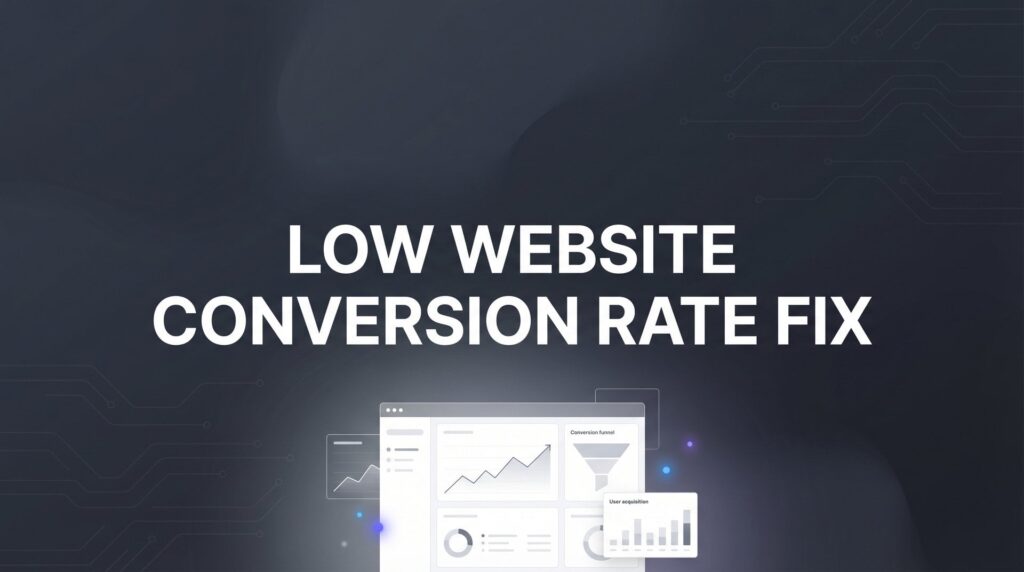 How to Fix a Low Website Conversion Rate: 6-Step Action Plan for Local Businesses