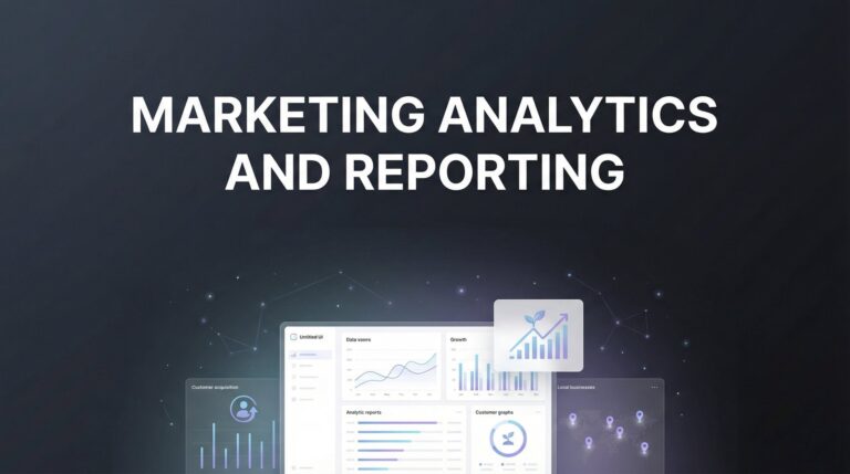 Marketing Analytics and Reporting: The Local Business Owner's Guide to Data-Driven Growth