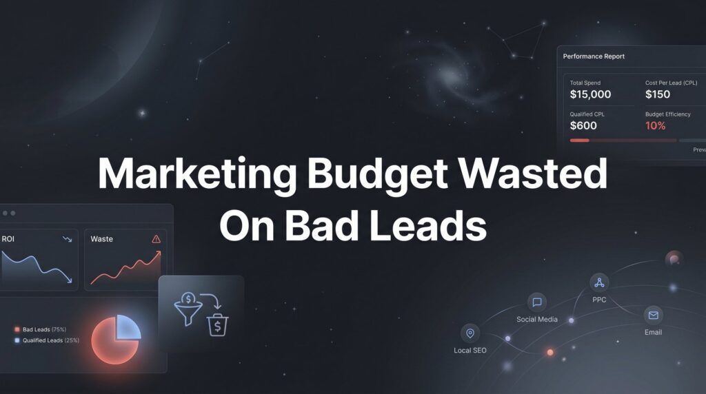 Marketing Budget Wasted on Bad Leads: The Hidden Drain Killing Your ROI