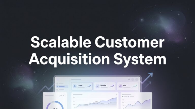 Scalable Customer Acquisition System: The Blueprint for Predictable Business Growth