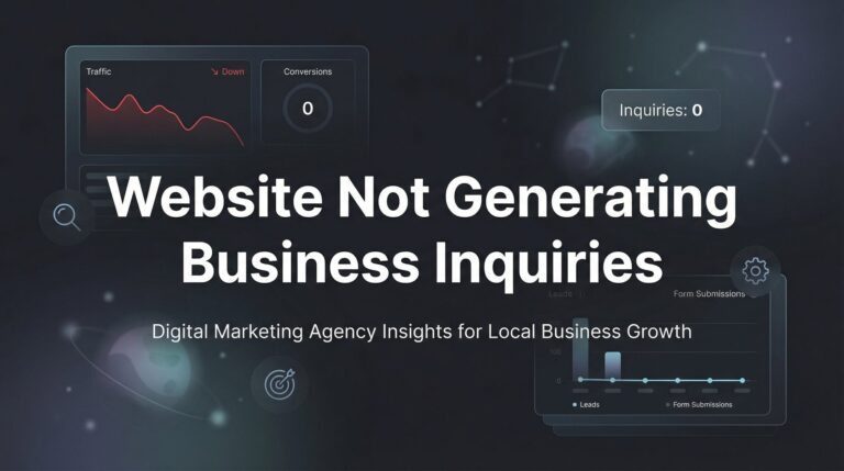 How to Fix a Website Not Generating Business Inquiries: 7 Steps to Turn Visitors Into Leads