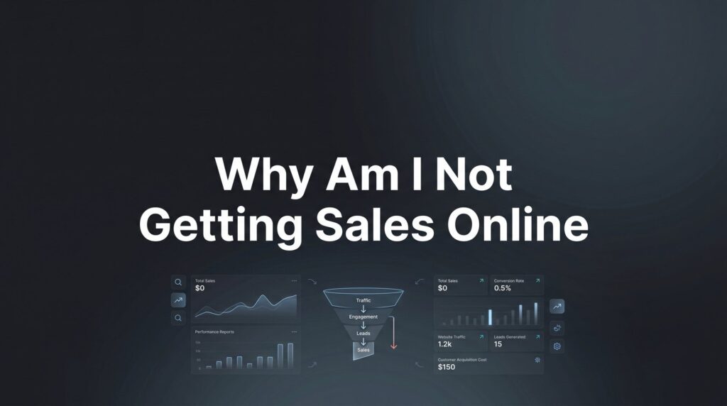 Why Am I Not Getting Sales Online? 7 Hidden Reasons Your Website Isn’t Converting