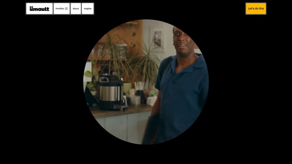 Screenshot of Umault website