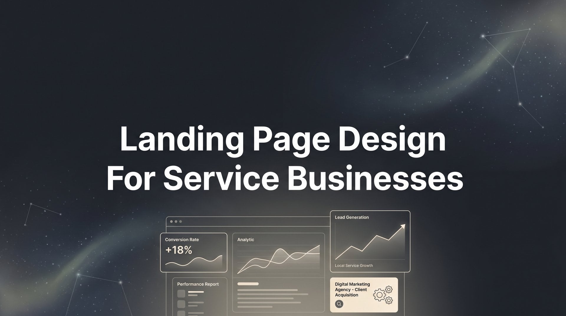 Service Rendarded Page Landing Page Design For Service Businesses That Converts