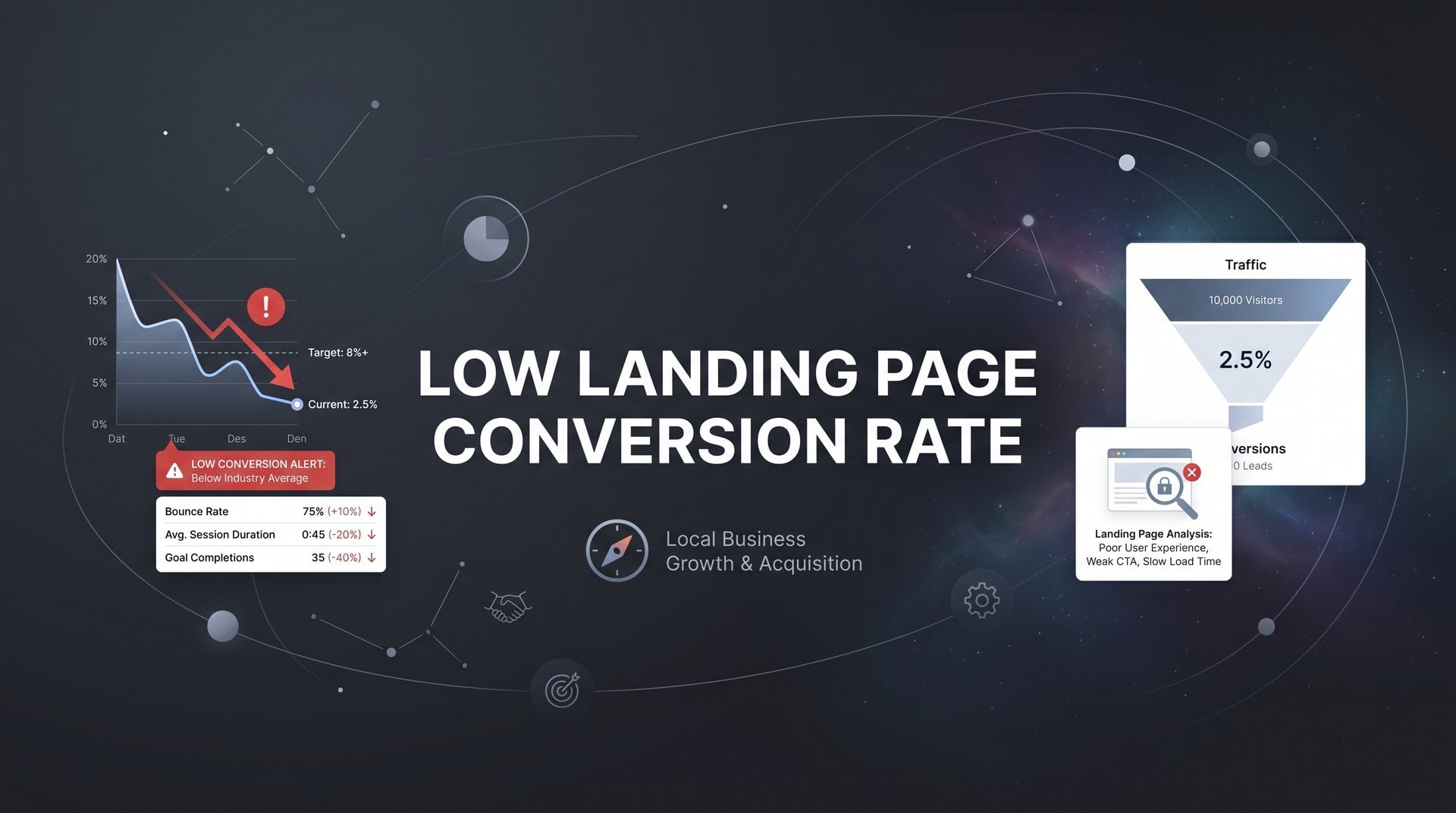 Low Landing Page Conversion Rate: Top Causes & Fixes