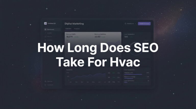 How Long Does SEO Take for HVAC Companies? A Realistic Timeline