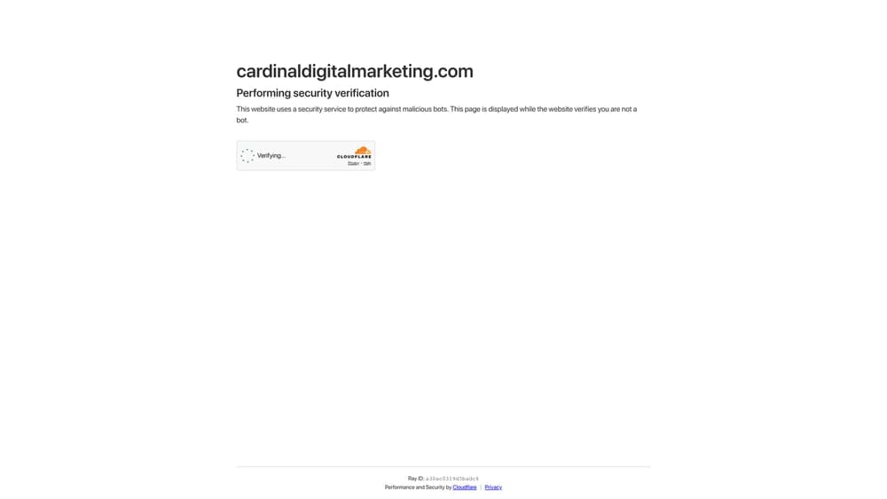 Screenshot of Cardinal Digital Marketing website